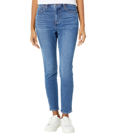 Imbracaminte Femei Madewell 10quot High-Rise Skinny Crop Jeans in Bradfield Wash Bradfield Wash