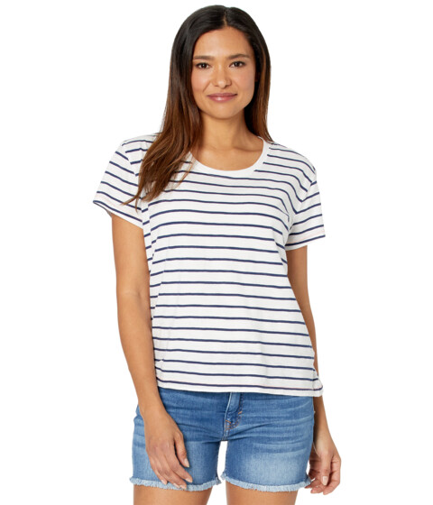 Imbracaminte Femei Vineyard Vines Striped Surf Tee White Cap