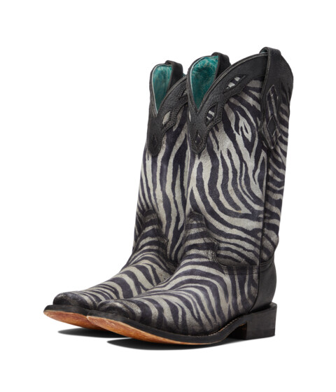 Incaltaminte Femei Corral Boots C3860 WhiteBlack Zebra