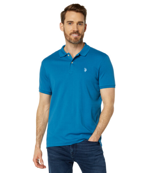 Incaltaminte Femei US Polo Assn Interlock Core Polo Shirt Blue SapphireAzure Blue