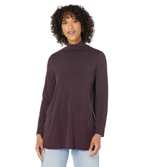 Imbracaminte Femei Eileen Fisher Scrunch Neck Tunic Cassis