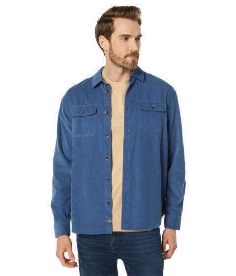Imbracaminte Barbati Quiksilver After Surf Cord Overshirt Ensign Blue