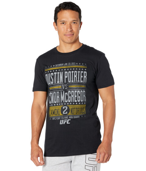 Imbracaminte Barbati UFC Poirier vs McGregor Vintage Poster T-Shirt Black