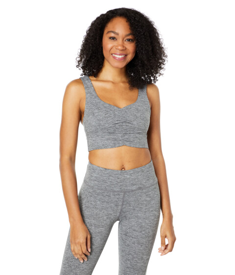 Imbracaminte Femei THRIVE SOCIETE Ruched Front Bra Heather Grey