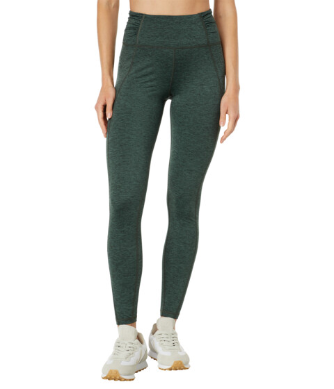 Imbracaminte Femei THRIVE SOCIETE Ruched Long Leggings Heather Forest