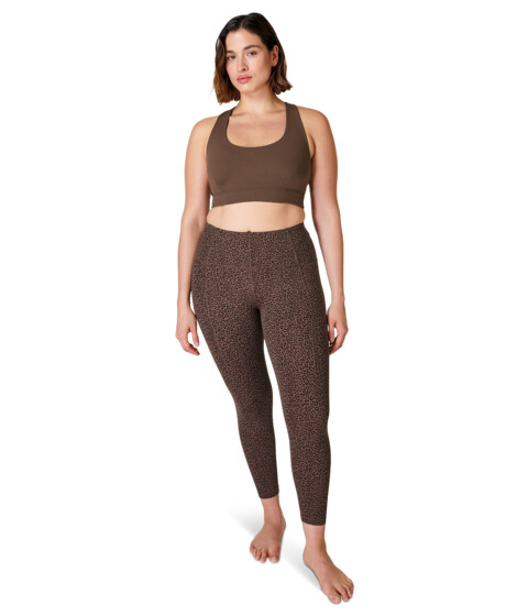 Imbracaminte Femei Sweaty Betty Super Soft 78 Yoga Leggings Brown Leopard Markings Print