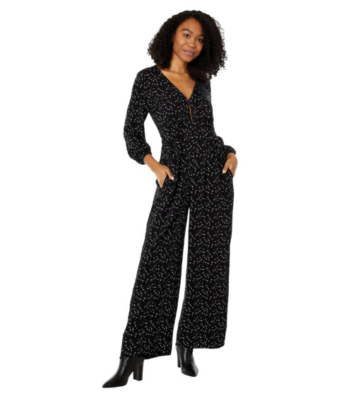 Imbracaminte Femei Saltwater Luxe Honestly Recycled Long Sleeve Jumpsuit Raven