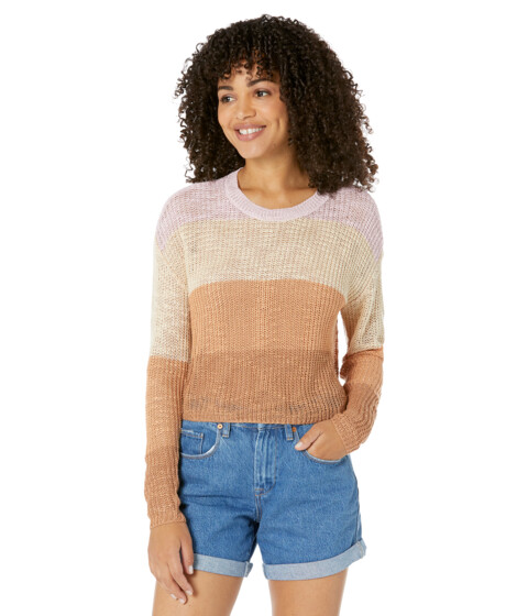 Imbracaminte Femei Saltwater Luxe Long Sleeve Color-Block Sweater Multi