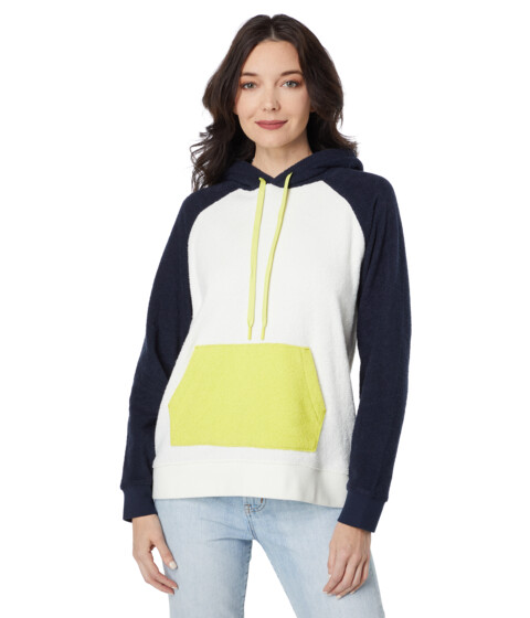Imbracaminte Femei Outerknown Hightide Color-Block Hoodie NightElectric Lime