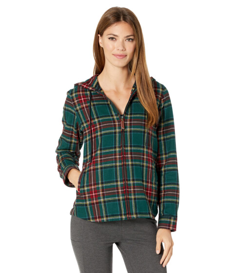 Imbracaminte Femei LLBEAN Scotch Plaid Flannel Relaxed Fit Hoodie Princess Mary