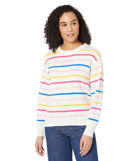 Imbracaminte Femei DRAPER JAMES Multi Stripe Crew Neck Sweater Multicolor