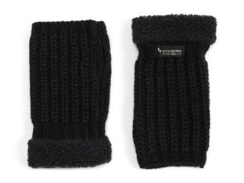 Accesorii Femei Koolaburra by UGG Fingerless Gloves w Sherpa Trim Black