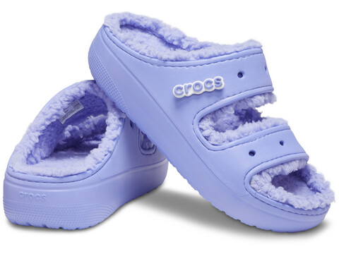 Incaltaminte Femei Crocs Classic Cozzzy Sandal Digital Violet