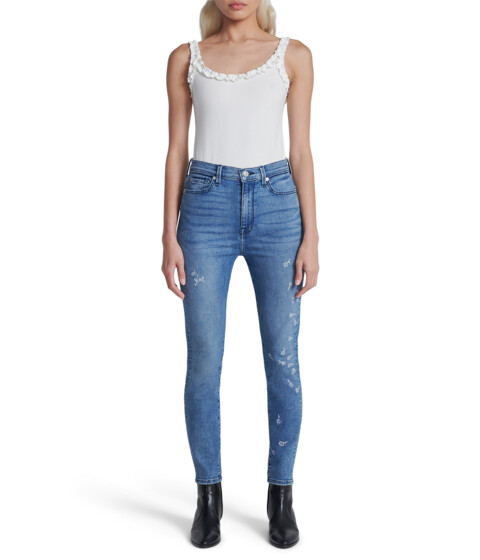 Imbracaminte Femei 7 For All Mankind High-Waisted Ankle Skinny in Dulce Dulce