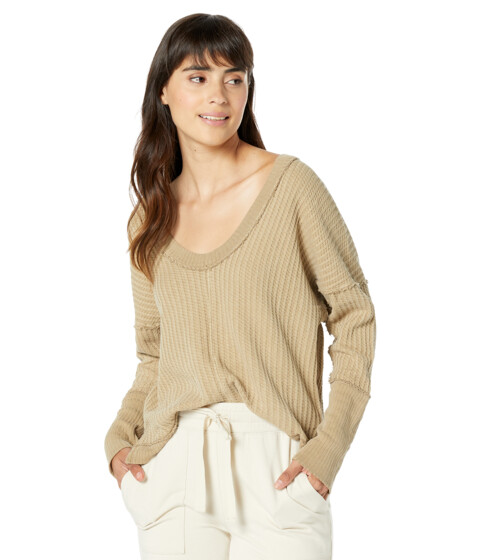 Imbracaminte Femei Free People New Magic Thermal Golden Olive