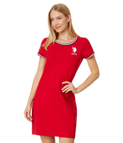 Imbracaminte Femei US POLO ASSN Signature Americana Dress Engine Red