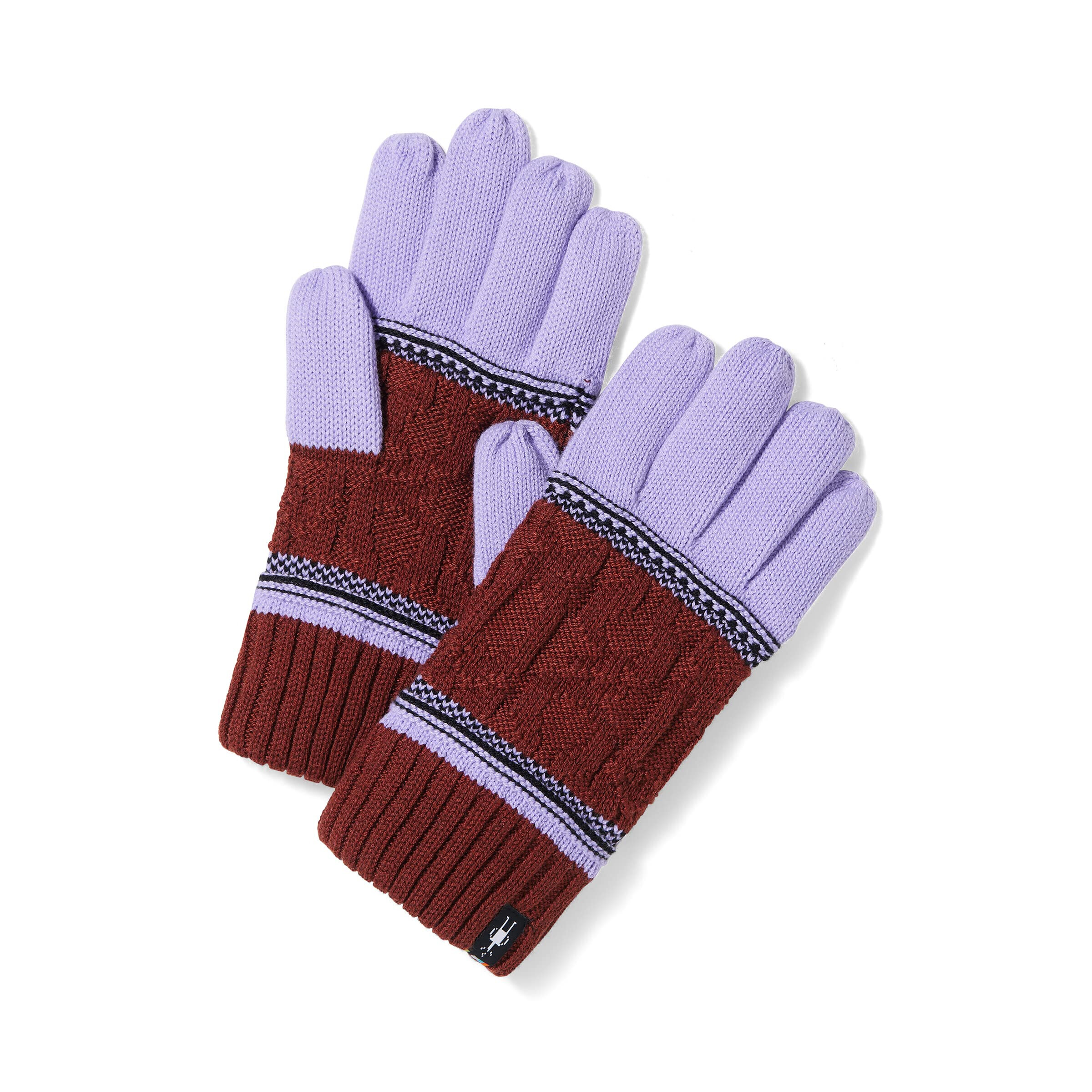 Accesorii Femei Smartwool Popcorn Cable Gloves Ultra Violet
