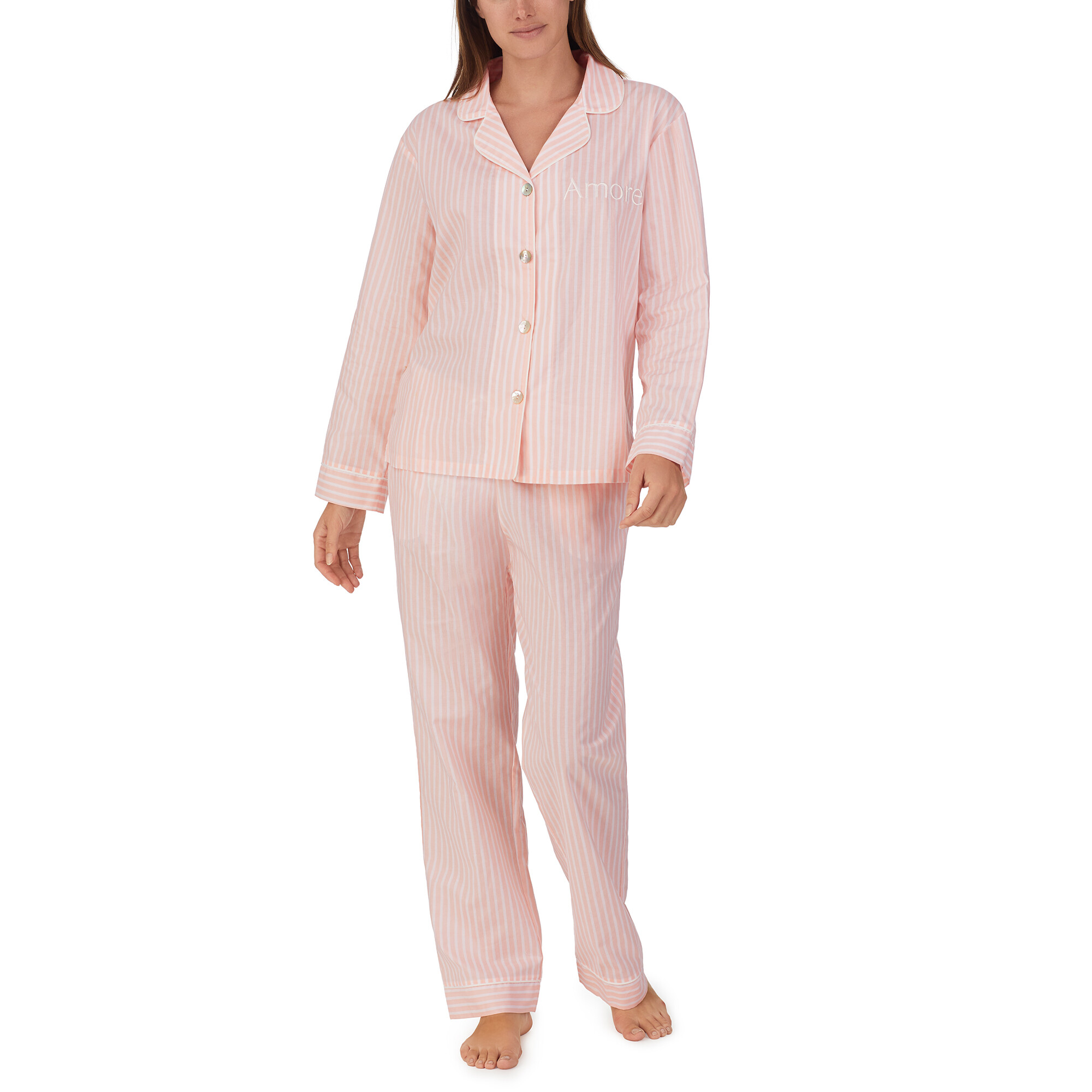 Imbracaminte Femei BedHead Pajamas Long Sleeve Classic PJ Set Candy Stripe