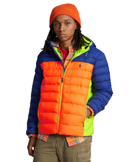 Imbracaminte Barbati Polo Ralph Lauren Neon Packable Water-Repellent Jacket Blaze Signal Orange Multi
