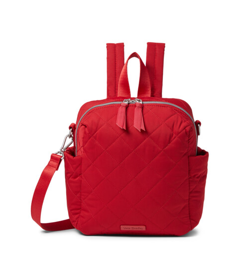 Genti Femei Vera Bradley Performance Twill Convertible Small Backpack Cardinal Red