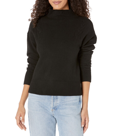 Imbracaminte Femei Calvin Klein Cowl Cable Shoulder Long Sleeve Black