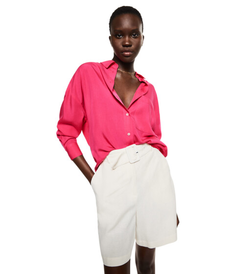 Imbracaminte Femei Mango Lima Shirt Bright Pink