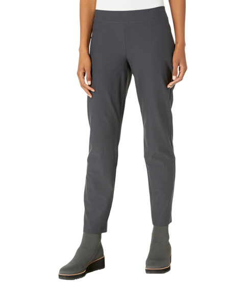 Imbracaminte Femei Eileen Fisher Slim Ankle Pants in Washable Stretch Crepe Graphite