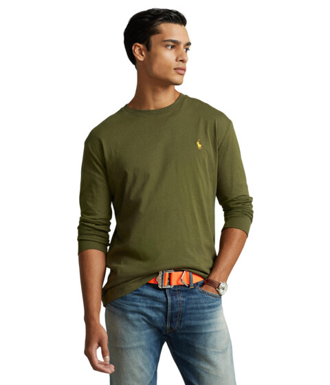 Imbracaminte Barbati Polo Ralph Lauren Classic Fit Polo Pony Jersey T-Shirt Defender Green
