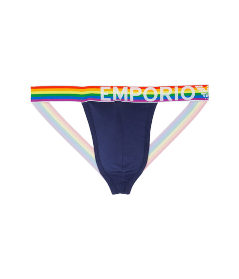 Imbracaminte Barbati Emporio Armani Rainbow Waistband Jockstrap Copy Blue