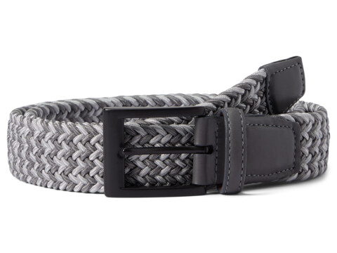 Accesorii Barbati Torino Leather Co 35 mm Italian Braided Stretch Elastic Grey Multi