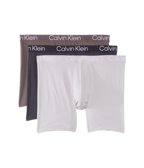 Imbracaminte Barbati Calvin Klein Underwear Eco Pure Modal Boxer Brief 3-Pack SparrowPhantomLilac Marble