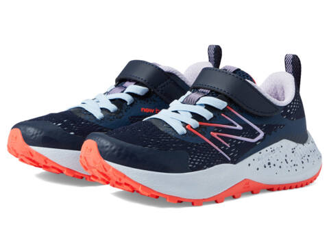 Incaltaminte Fete New Balance Dynasoft Nitrel v5 Bungee Lace with Hook-and-Loop Top Strap (Little Kid) EclipseNatural Indigo