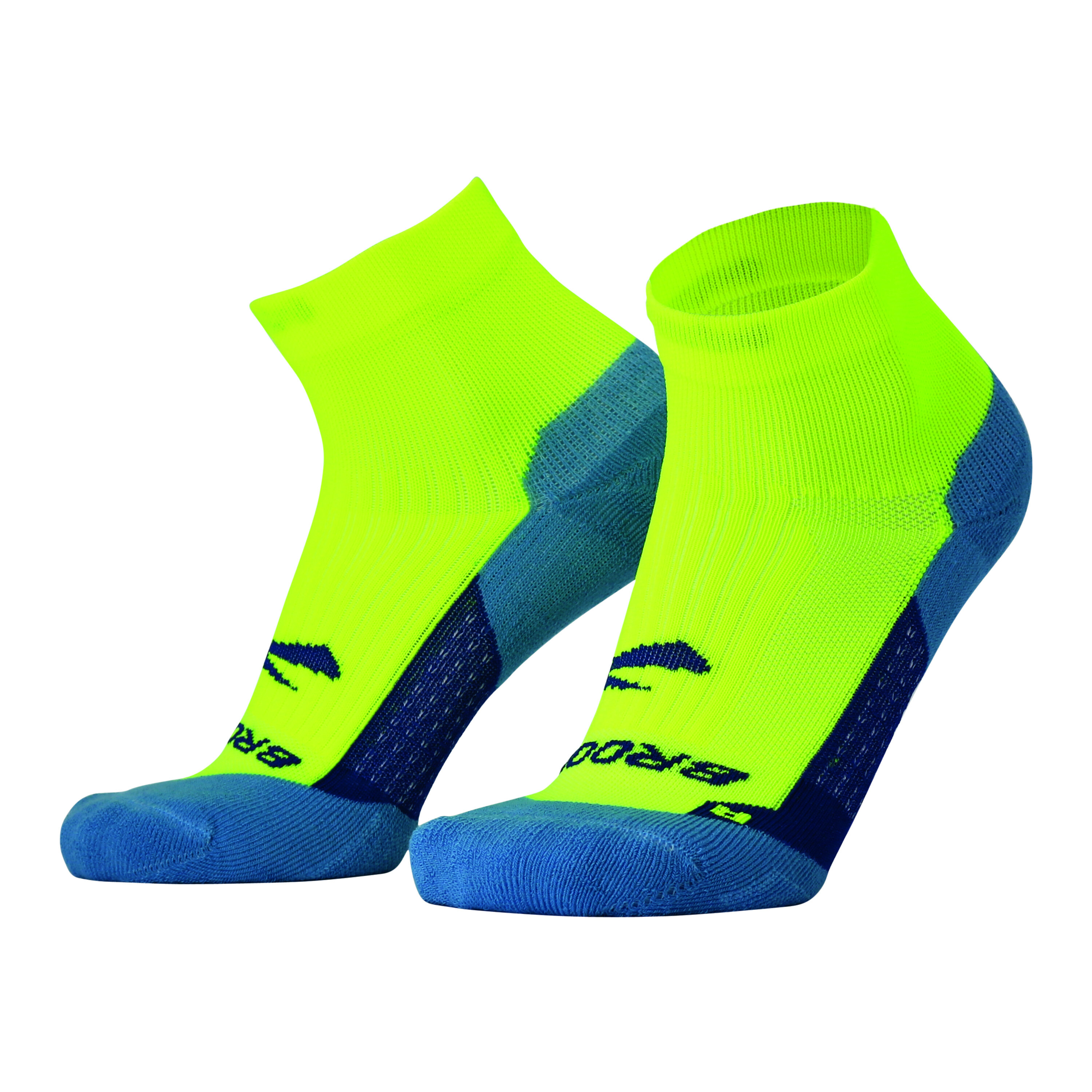 Imbracaminte Femei Brooks Ghost Quarter Socks Neon YellowNavy