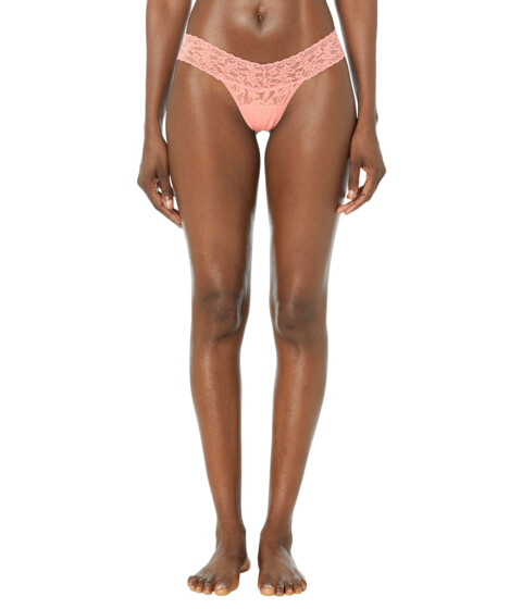Imbracaminte Femei Hanky Panky 5 Pack Signature Lace Low Rise Thongs in Printed Box Dutch ChocolateGuavaBallet PinkHoneyVanilla
