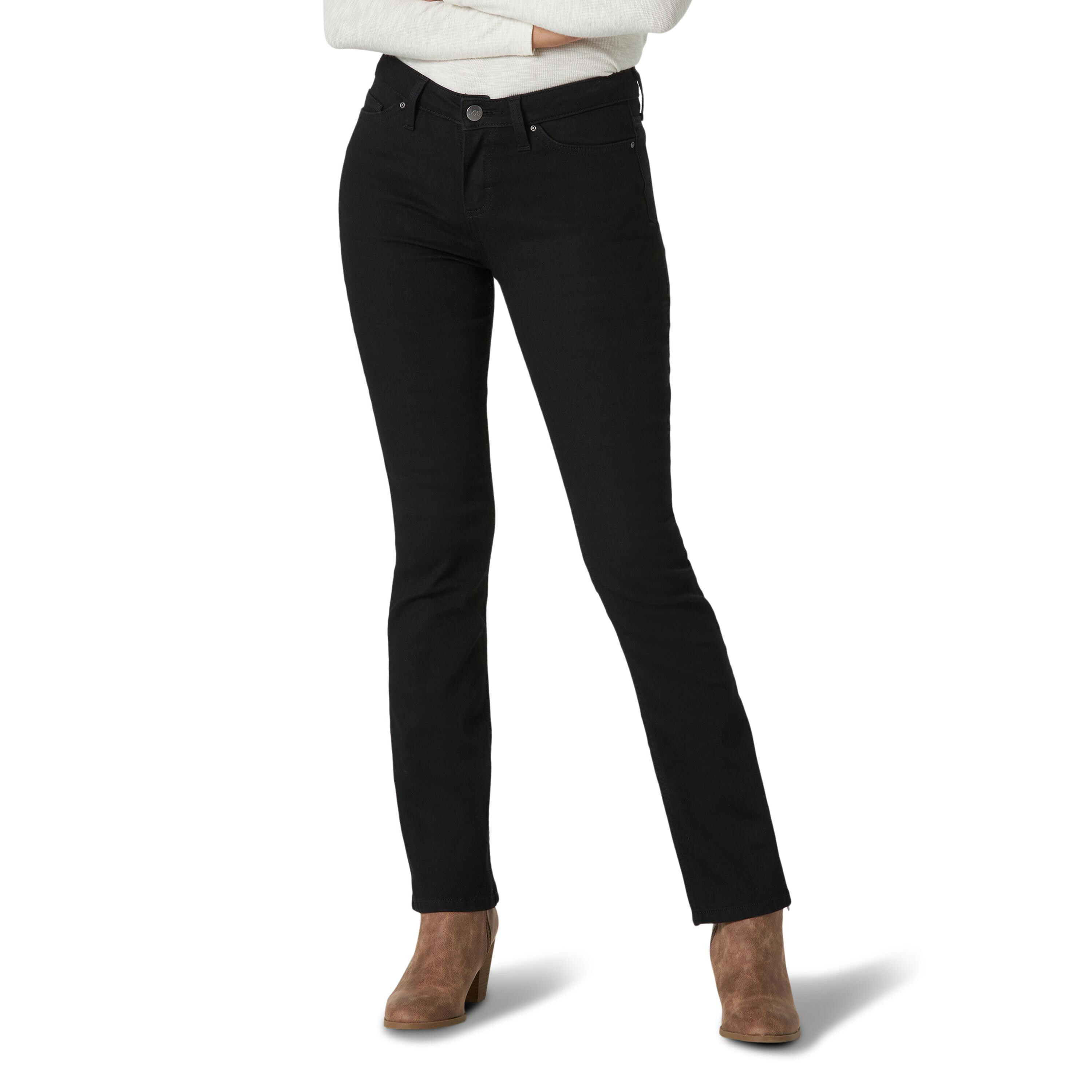 Imbracaminte Femei Lee Petite Legendary Regular Fit Bootcut Jeans Mid-Rise Black