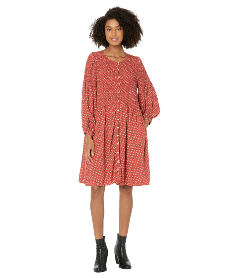 Imbracaminte Femei Madewell Challis Button-Front Mini Dress in Tiny Daisy Ground Madder