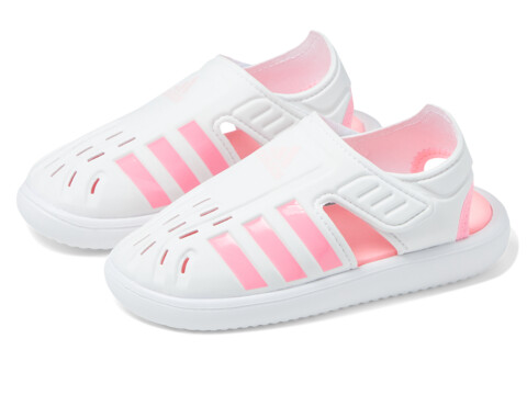 Incaltaminte Fete adidas Kids Closed-Toe Summer Water Sandals (InfantToddler) WhiteBeam PinkClear Pink