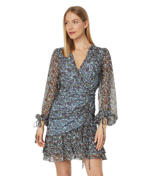Imbracaminte Femei Ted Baker Cherela Printed Long Sleeve Mini Dress Light Blue