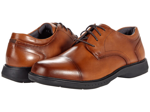 Incaltaminte Barbati Nunn Bush Kore Pro Cap Toe Oxford Cognac