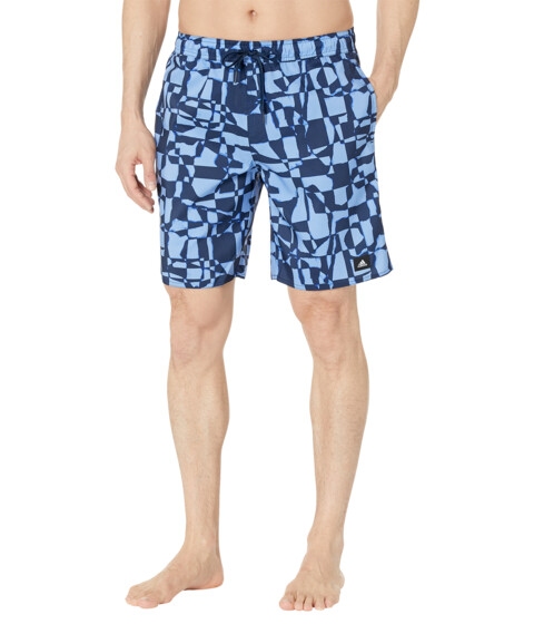 Imbracaminte Barbati adidas Shreded Check Classics 19quot Swim Shorts Collegiate NavyBlue