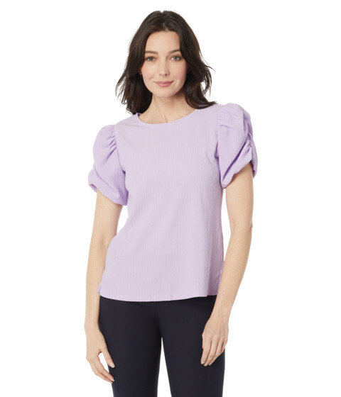 Imbracaminte Femei Vince Camuto Crew Neck Gathered Puff Sleeve Blouse Cool Lavender