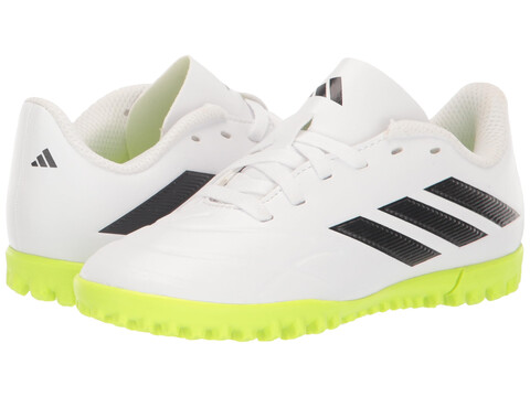 Incaltaminte Fete adidas Kids Copa Pure4 Turf Soccer (Little KidBig Kid) Footwear WhiteCore BlackLucid Lemon