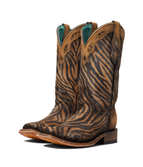 Incaltaminte Femei Corral Boots C3859 Saddle Zebra