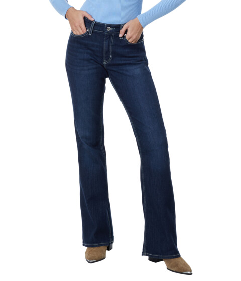 Imbracaminte Femei Signature by Levi Strauss Co Gold Label True Boot Jeans Tinty Night