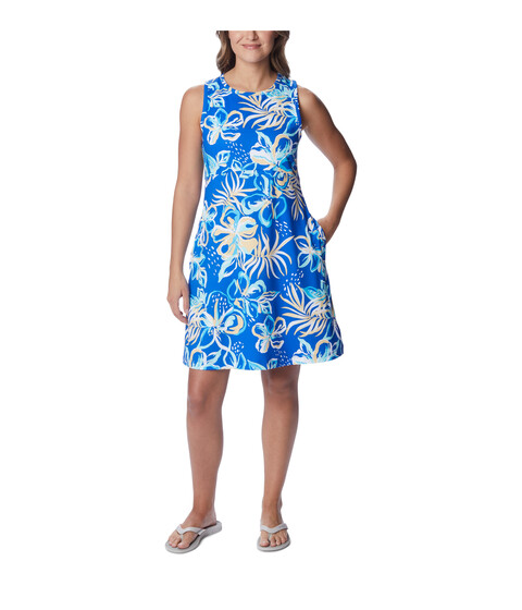 Imbracaminte Femei Columbia Freezertrade Tank Dress Blue Macaw Tropic Multilines