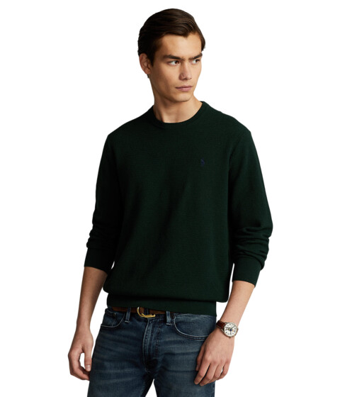 Imbracaminte Barbati Polo Ralph Lauren Textured-Knit Cotton Sweater Hunt Club Green