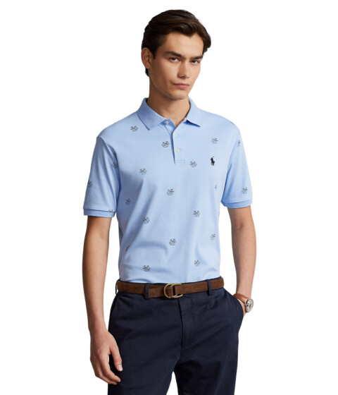 Imbracaminte Barbati Polo Ralph Lauren Classic Fit Soft Cotton Polo Shirt Anchor Dog Austin Blue