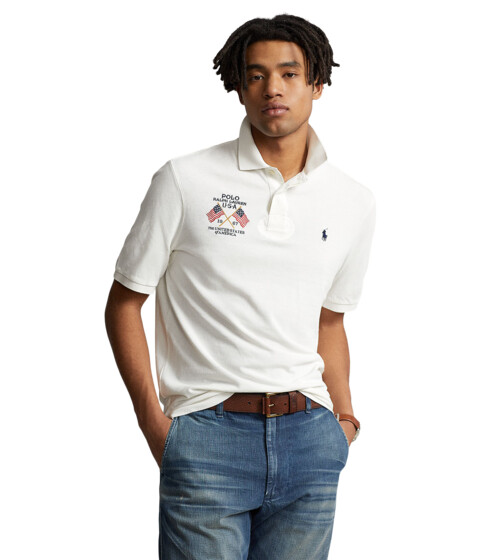 Imbracaminte Barbati Polo Ralph Lauren Classic Fit Embroidered Mesh Polo Shirt Nevis