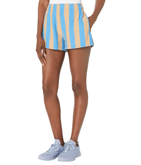 Imbracaminte Femei Madewell Martini Shorts Stripe Ornamental Blue