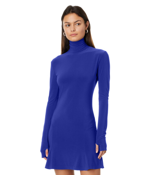 Imbracaminte Femei Norma Kamali Long Sleeve Turtle Fishtail Mini Dress Electric Blue